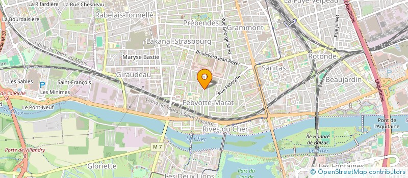 localisation de l'entreprise IMMOSTEPS  TOURS