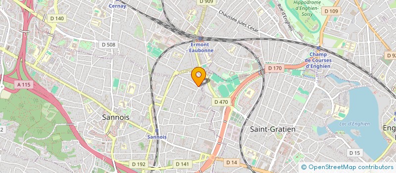 localisation de l'entreprise IMMOSTEYO  SANNOIS