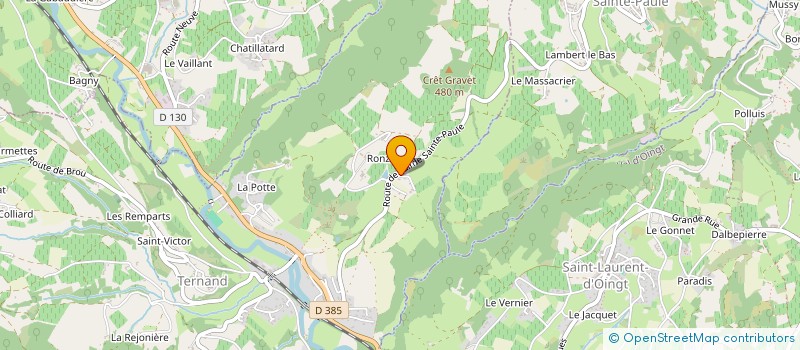 localisation de l'entreprise IMMOSUDD  TERNAND