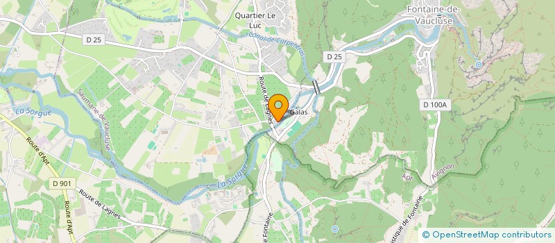 localisation de l'entreprise IMMOTA  SAUMANE-DE-VAUCLUSE