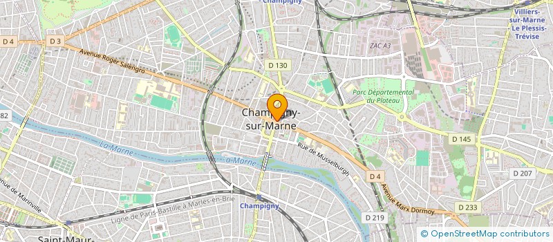 localisation de l'entreprise IMMOTAN  CHAMPIGNY-SUR-MARNE