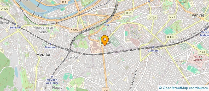 localisation de l'entreprise IMMOTAN III  CLAMART