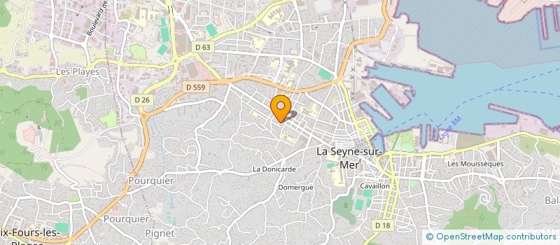 localisation de l'entreprise IMMOTARA à LA SEYNE SUR MER