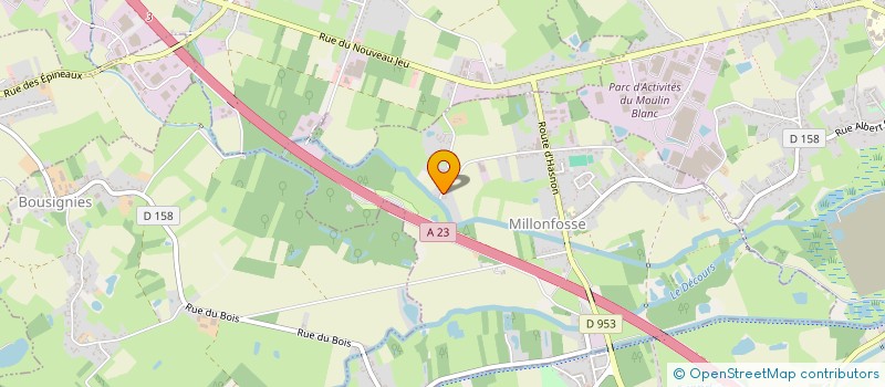localisation de l'entreprise IMMOTAV à MILLONFOSSE
