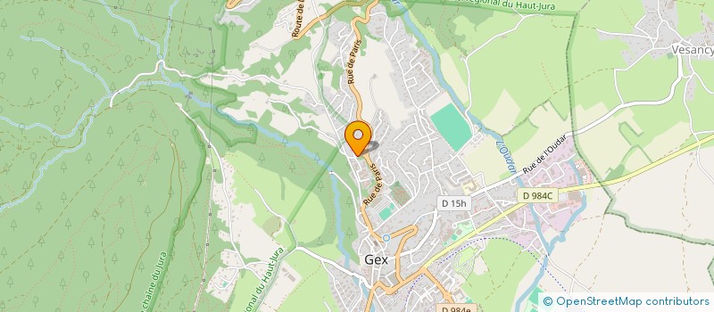 localisation de l'entreprise IMMOTC  GEX