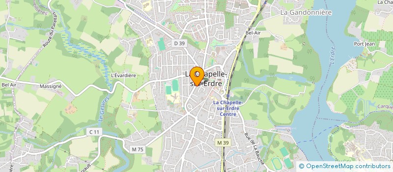 localisation de l'entreprise IMMOTEC 2003  LA CHAPELLE-SUR-ERDRE