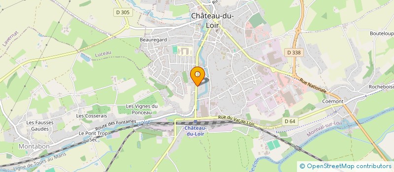 localisation de l'entreprise IMMOTEC  MONTVAL-SUR-LOIR