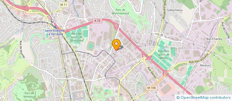 localisation de l'entreprise IMMOTECH à SAINT-ETIENNE