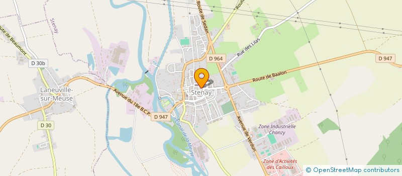 localisation de l'entreprise IMMOTECH 55  STENAY