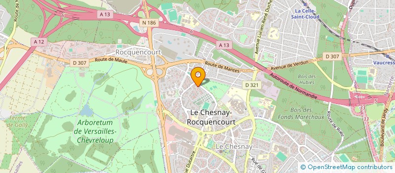 localisation de l'entreprise IMMOTECH REAL ESTATE  LE CHESNAY-ROCQUENCOURT