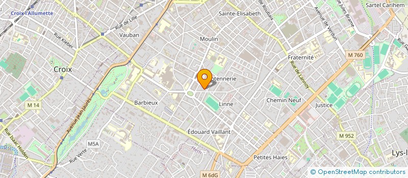 localisation de l'entreprise IMMOTECK  ROUBAIX