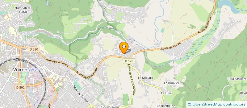 localisation de l'entreprise IMMOTEL  VOIRON