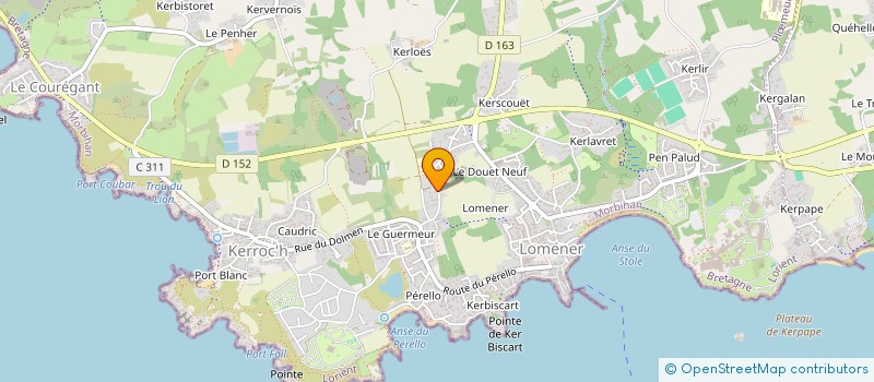 localisation de l'entreprise IMMOTEO à PLOEMEUR