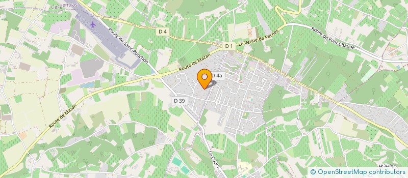 localisation de l'entreprise IMMOTEP  PERNES-LES-FONTAINES