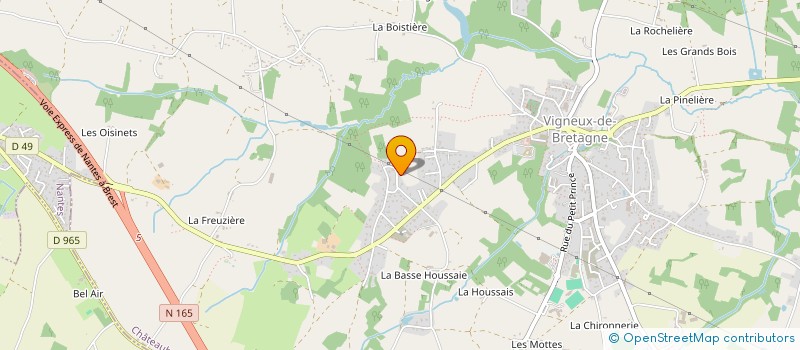 localisation de l'entreprise IMMOTEP à VIGNEUX-DE-BRETAGNE
