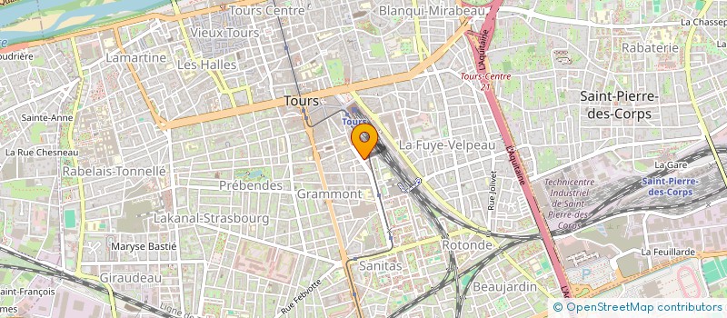 localisation de l'entreprise IMMOTEP  TOURS