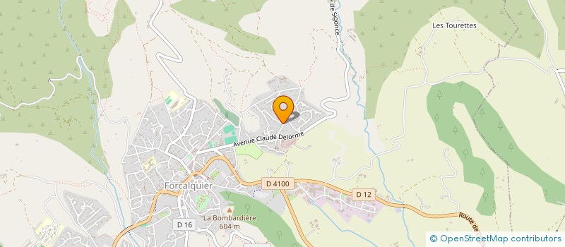 localisation de l'entreprise IMMOTEP à FORCALQUIER