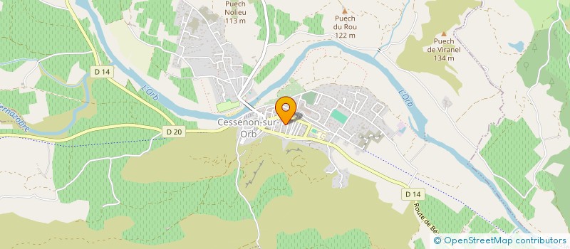 localisation de l'entreprise IMMOTEP  CESSENON-SUR-ORB