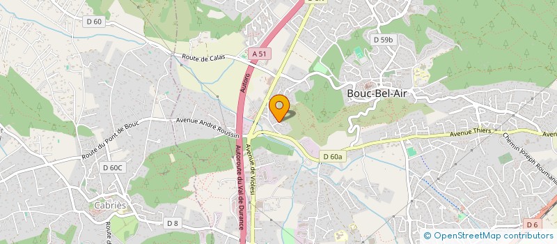 localisation de l'entreprise IMMOTEP à BOUC-BEL-AIR