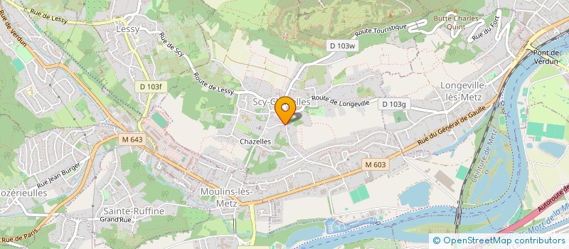 localisation de l'entreprise IMMOTER  SCY-CHAZELLES