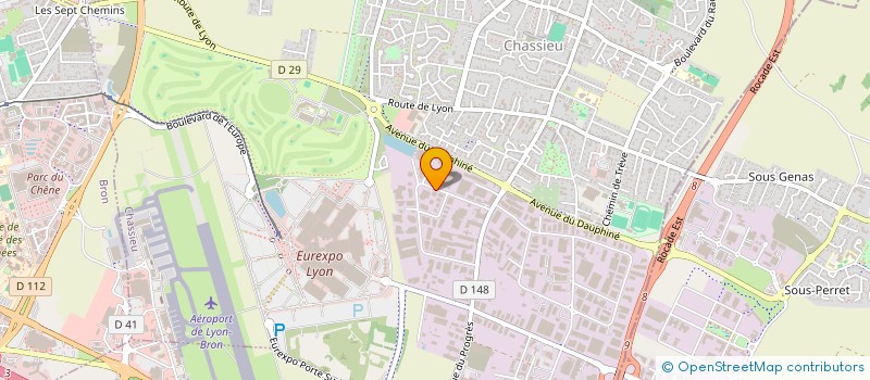 localisation de l'entreprise IMMOTERRAY  CHASSIEU