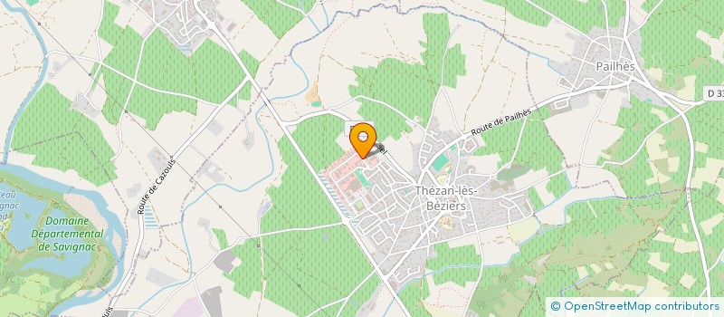 localisation de l'entreprise IMMOTESS  THEZAN-LES-BEZIERS