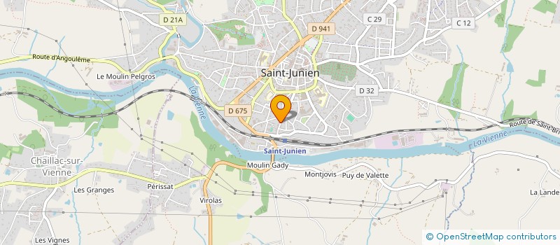 localisation de l'entreprise IMMOTETE à SAINT-JUNIEN