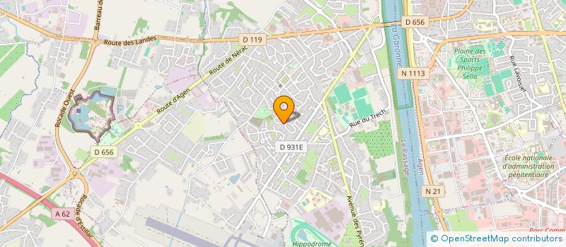 localisation de l'entreprise IMMOTEV  LE PASSAGE