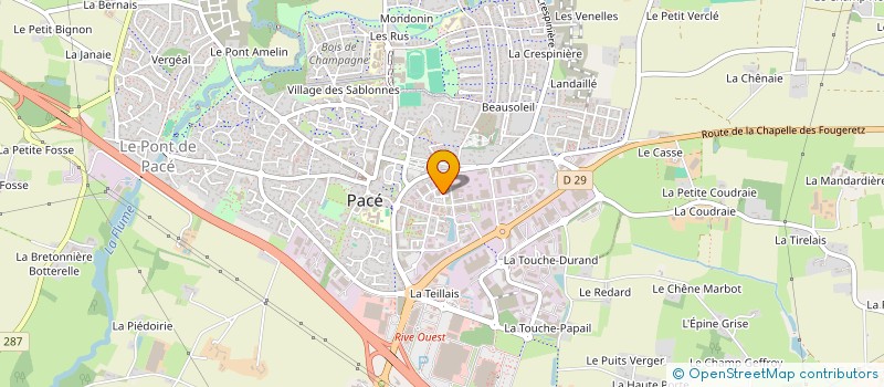 localisation de l'entreprise IMMOTEX à PACE
