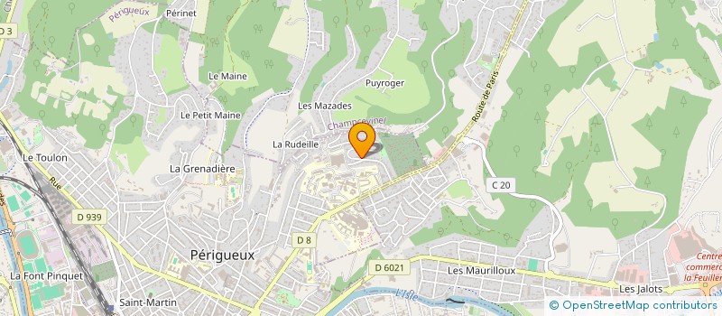 localisation de l'entreprise IMMOTEX - PETIT CHANGE à PERIGUEUX