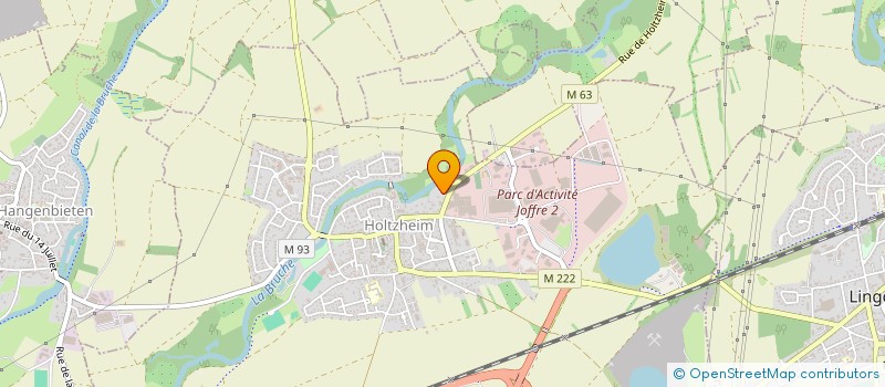 localisation de l'entreprise IMMOTHEM  HOLTZHEIM