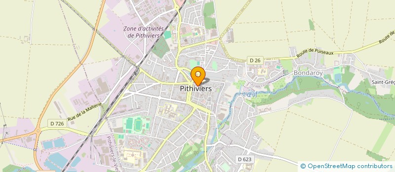 localisation de l'entreprise IMMOTHEO à LE MALESHERBOIS