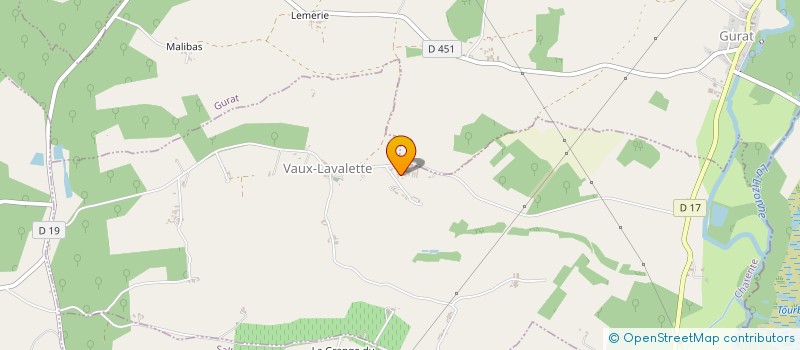 localisation de l'entreprise IMMOTHEP  VAUX-LAVALETTE