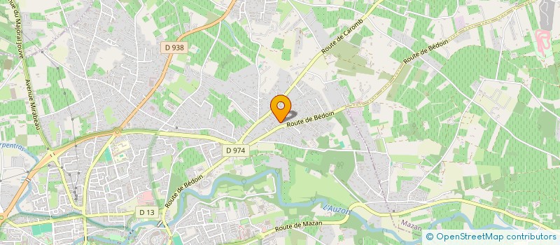 localisation de l'entreprise IMMOTHEP  CARPENTRAS