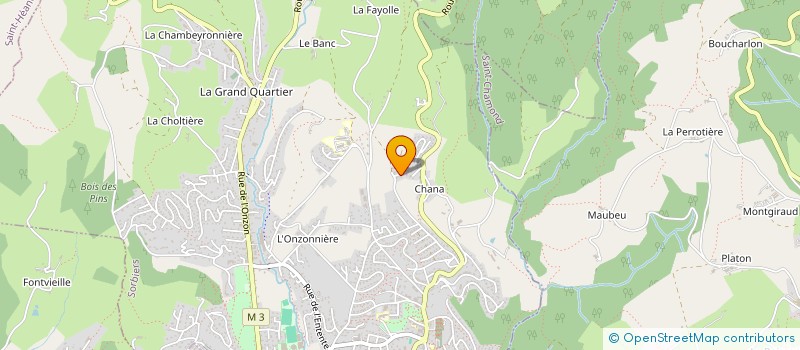 localisation de l'entreprise IMMOTHEP  SORBIERS