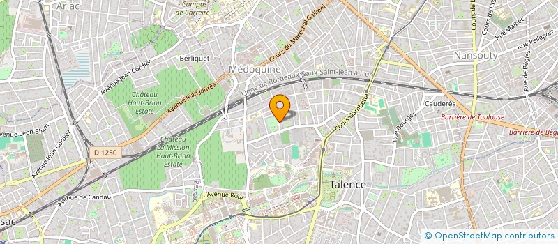 localisation de l'entreprise IMMOTHERM  TALENCE