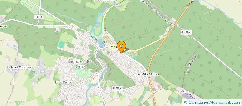 localisation de l'entreprise IMMOTHERMES à BAGNOLES-DE-L'ORNE-NORMANDIE