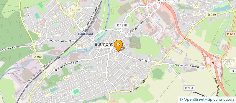 localisation de l'entreprise IMMOTHYS  HAUTMONT