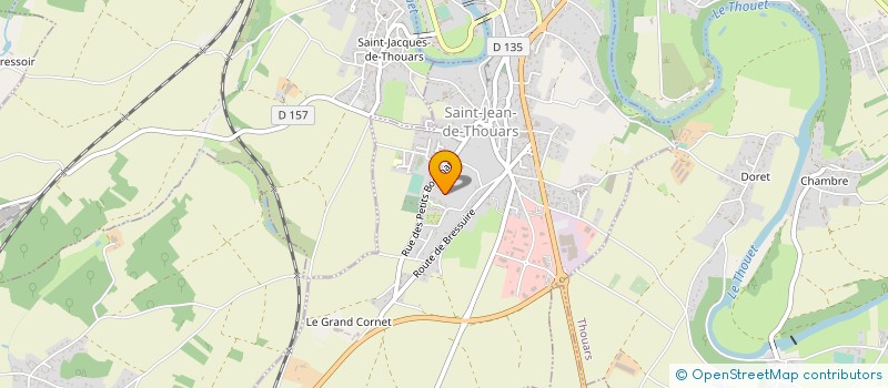 localisation de l'entreprise IMMOTIMALI  THOUARS