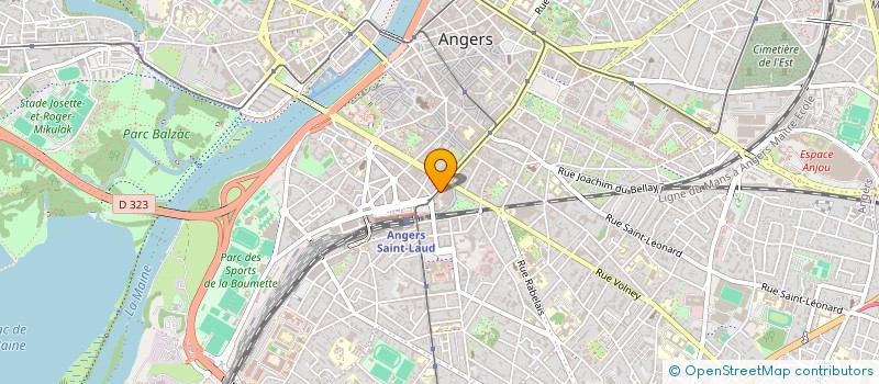 localisation de l'entreprise IMMOTIME à ANGERS
