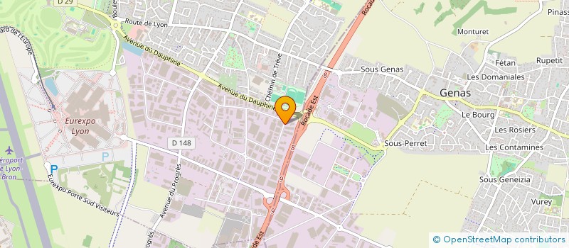 localisation de l'entreprise IMMOTINE  CHASSIEU