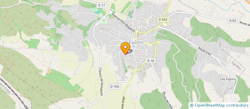 localisation de l'entreprise IMMOTION à EGUILLES