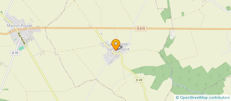 localisation de l'entreprise IMMOTIQUE DOMOTIQUE ELECTRICITE ENERGIE VERTE  LA CHAPELLE-SAINT-SULPICE