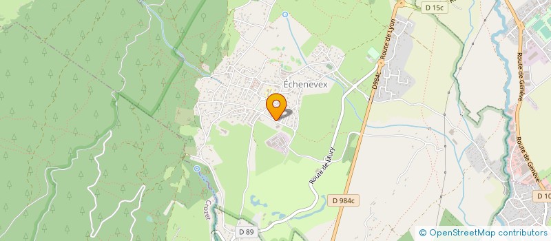 localisation de l'entreprise IMMOTIS  ECHENEVEX