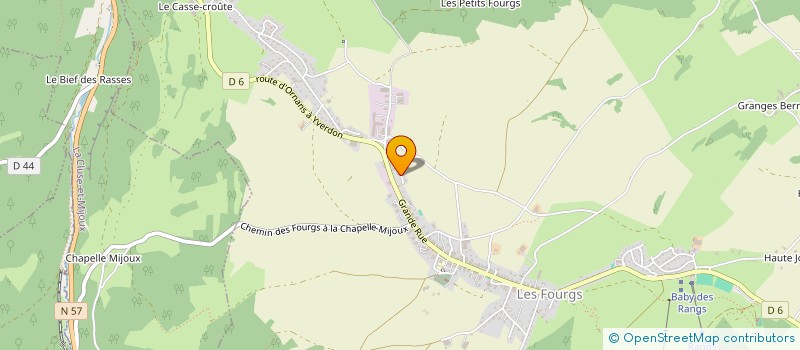 localisation de l'entreprise IMMOTIS  LES FOURGS