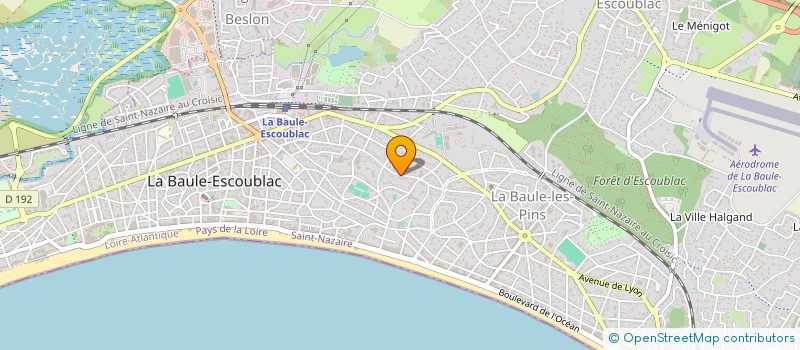 localisation de l'entreprise IMMOTOP  LA BAULE-ESCOUBLAC