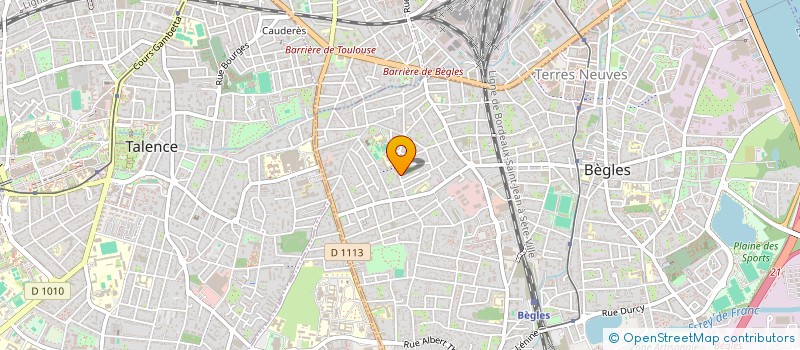 localisation de l'entreprise IMMOTPG à BEGLES