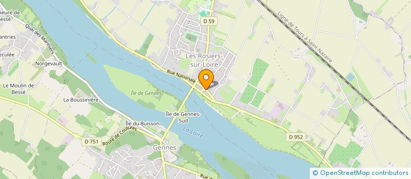 localisation de l'entreprise IMMOTRIN  GENNES-VAL-DE-LOIRE