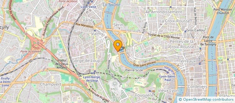 localisation de l'entreprise IMMOURS  LYON