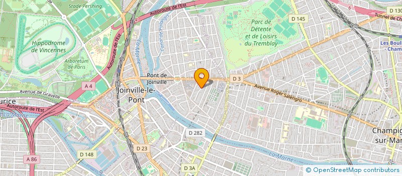 localisation de l'entreprise IMMOUV FONCIERE à JOINVILLE-LE-PONT